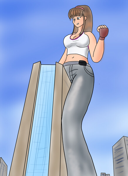 Hitomi As A Giantess By Plushez Fur Affinity Dot Net