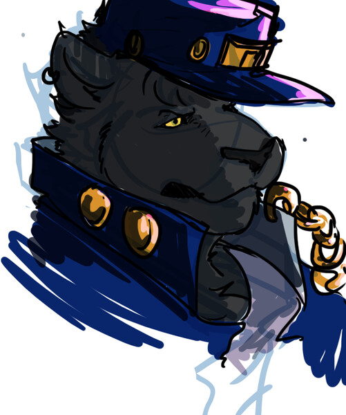 Creativity with a Splash — in my furry headcanon, Jotaro is a bottlenose