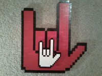 Lego "I Love You" Sign
