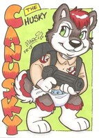 Canusky the Ghostbuster by Marci