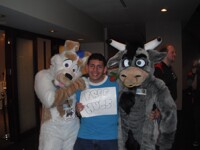 Coyoroo and Eric The Bull