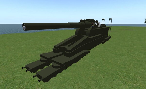 the DORA the bigs railroad gun of the wwII and of the wold by