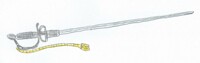 James Norrington's Sword (Gold Filigree Laden Into The Handl