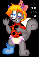 Teach you to call an artist 'Stinky'!