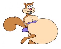 Sandy gets fat (and busty)