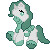 ☽ Freckled Mint Pixel ☾