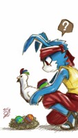 Kla got Easter eggs