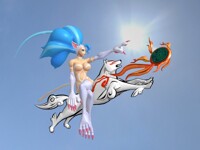 Felicia and Amaterasu: Ride of the Sun
