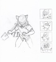 Pose practice (sketch)