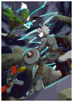 Jayce, Kayle & Jack(commission artwork)