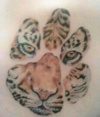 Cover Up Tiger Animal Tattoo - Ace Tattooz