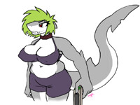 Untitled Shark Girl #3