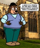 Hefty Bodies Are Cathedrals