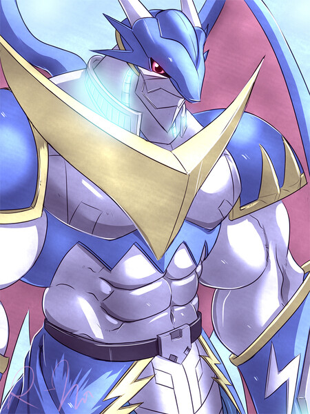 Old Drawing of Ulforceveedramon X! (I love this digimon so much :D) :  r/digimon