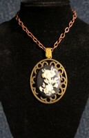 Cameo in Bloom necklace