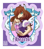 Confuzzled 2013 Badge - Hearts