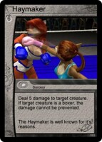 Tetsuo's Gym Magic Card: Haymaker