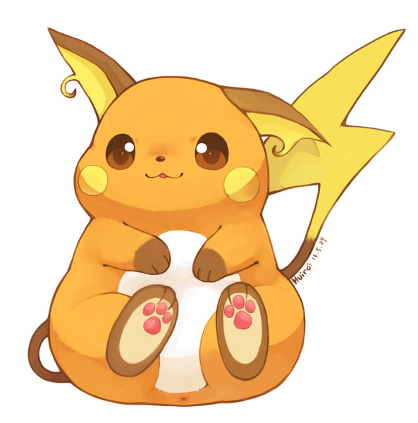 Raichu Cross stitch by Intruder -- Fur Affinity [dot] net