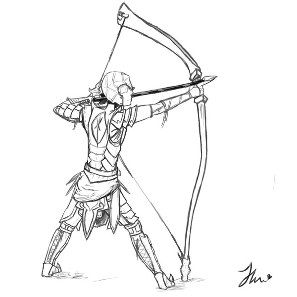 Archer Pose Reference PoseMuse.com by POSEmuse on DeviantArt