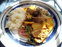 Chrismukkah's Thai Duck Red Curry