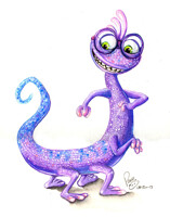 Monsters inc]Randall by kikunyi -- Fur Affinity [dot] net