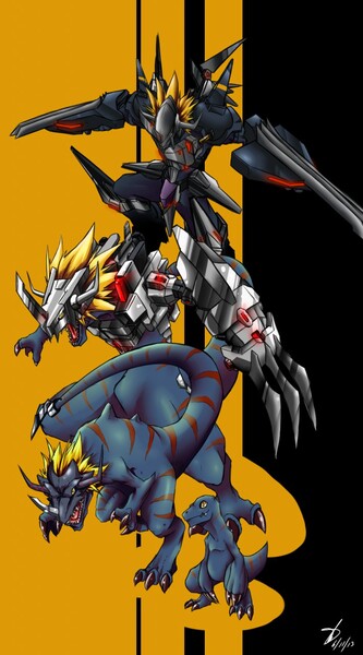 Agumon (Black) Evolution Line - Digimon Masters Online photo (33900797) -  fanpop