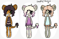 Pretty Little Lions ~ Just $4 each! ~ Last chance to buy bef