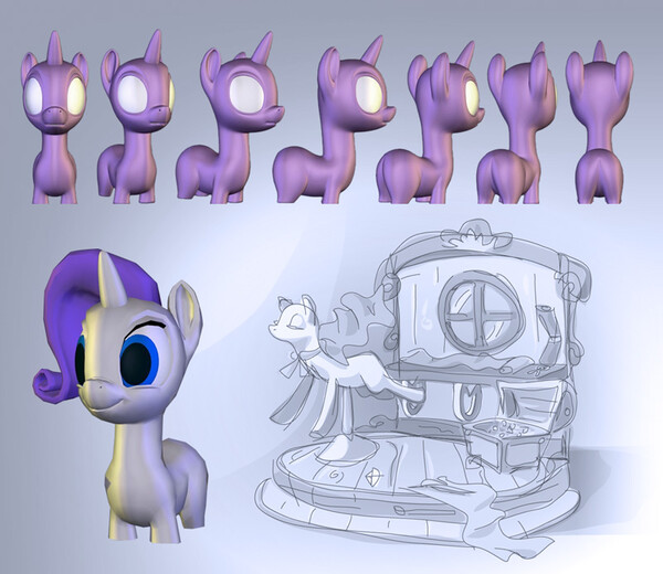 Pony 3d fashion