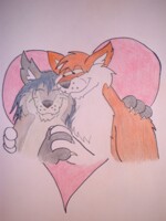 Commission: Snuggles (Jasper Foxx)