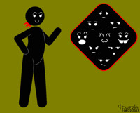 Serick N. Melden, the sign character.