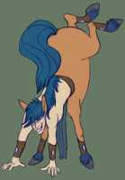 Commission: Hooves Up