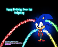 Happy Birthday Sonic Wallpaper