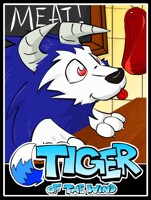 Tiger's Meat lover's badge ! 