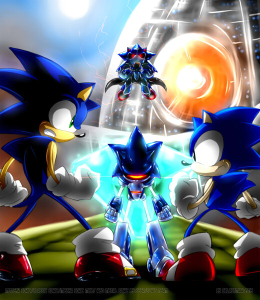 Heavy Metal Sonic by GBlastMan -- Fur Affinity [dot] net