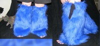 Blue Leg Warmers