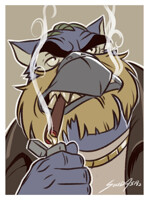 "Daddy" Valdez sepia portrait (by SolidASP)