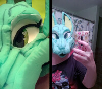 New fursuit head [Now featuring foam] by 2qe6647 -- Fur Affinity