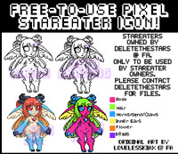 FREE TO USE: Stareater Pixel Icon!