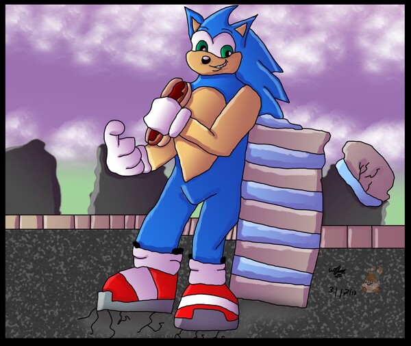 Sonic exe and gisnt sonic by sonicMVA -- Fur Affinity [dot] net