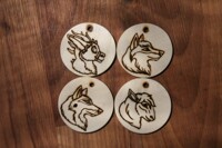 Animal Disks Ready to Paint