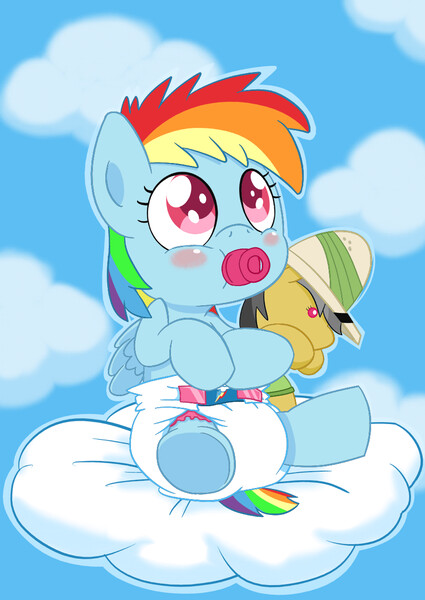 baby rainbow dash by RainbowDashRules934 -- Fur Affinity [dot] net