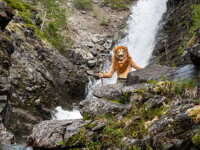 Khibiny - In the waterfall