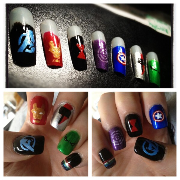 Asked my nail tech to do me some Avengers nails ready for Endgame next week  : r/marvelstudios