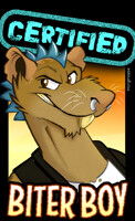 Certified BITER BOY! by MaryMouse