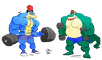 Weight Lifting Dragons!