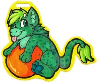 "Green push ball!" by Korth