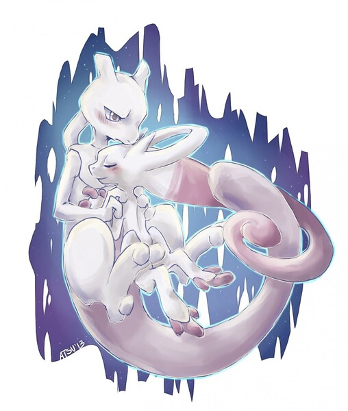 Mega Mewtwo X by eldrige -- Fur Affinity [dot] net