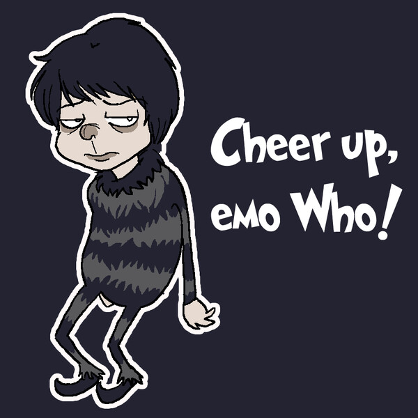 Emo deals cartoon characters