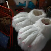 snow the lynx feetpaws