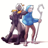 Short and Jack Frost by orangetavi